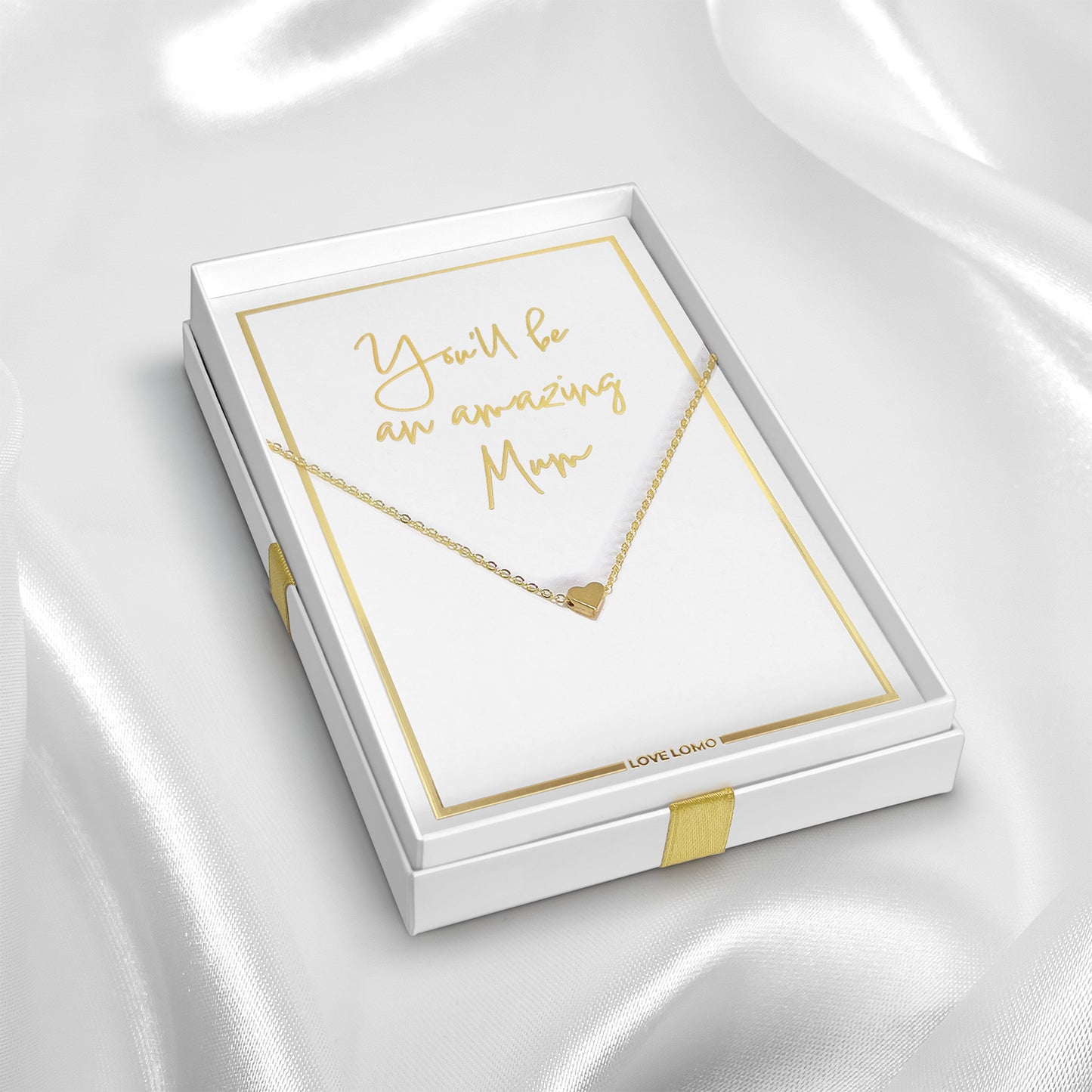 “You’ll be an Amazing Mum” Heart necklace gift