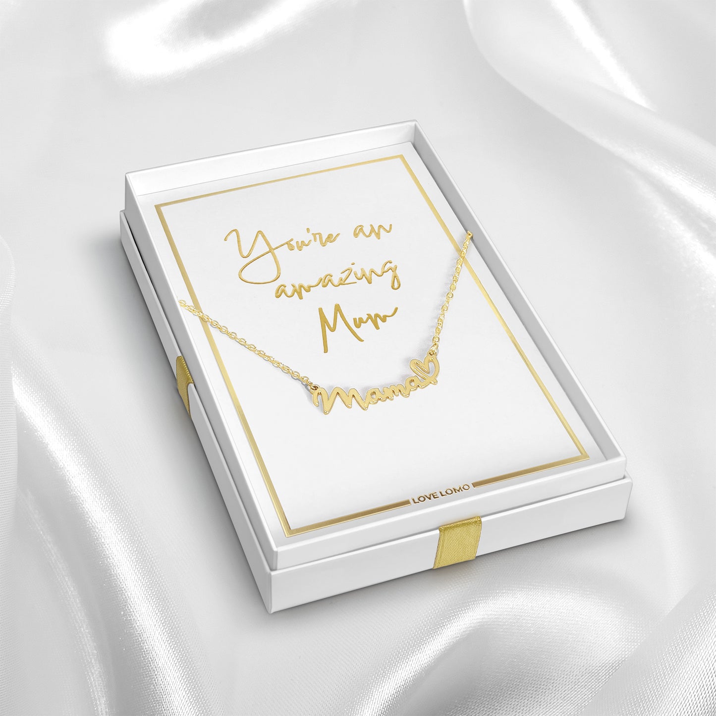 “You’re an Amazing Mum” Mama necklace gift.