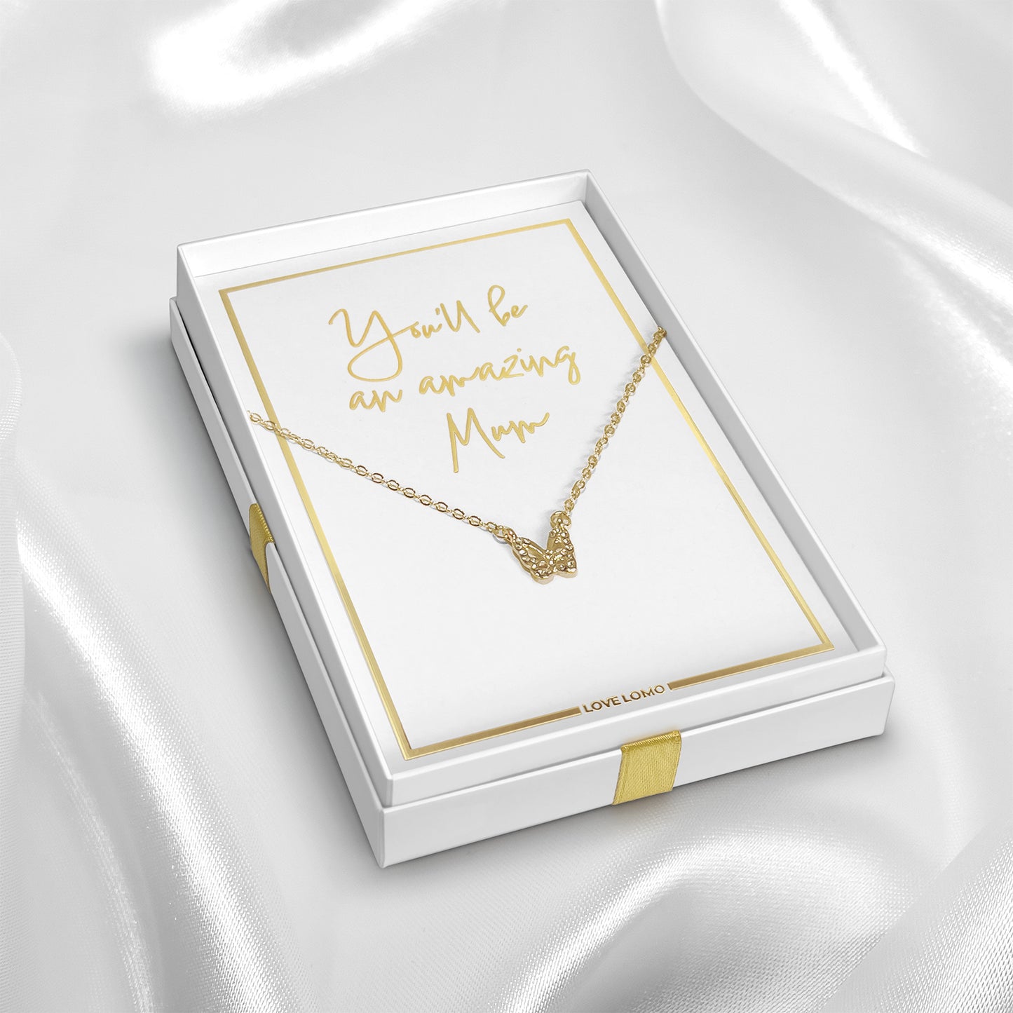 “You’ll be an Amazing Mum” Butterfly necklace gift