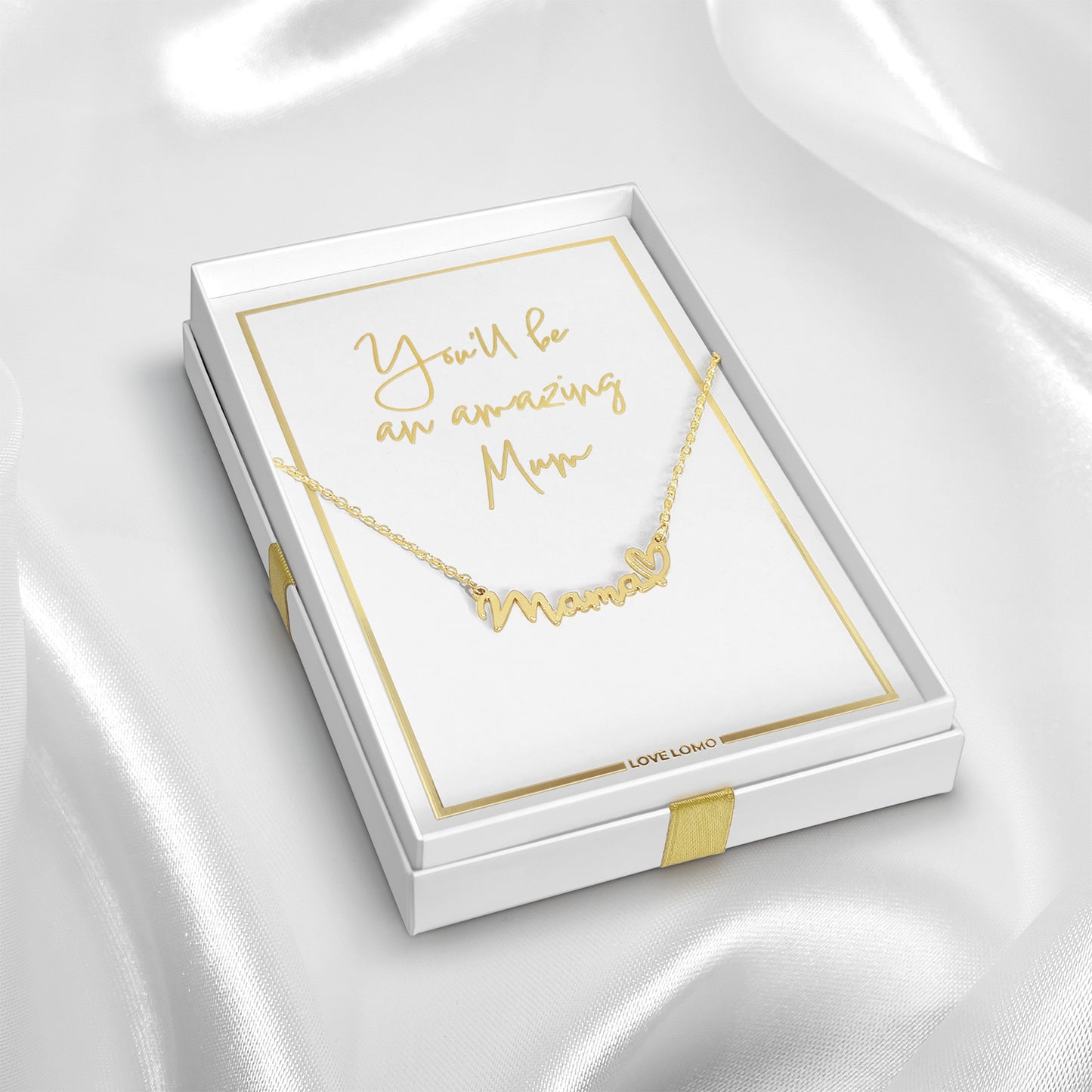 “You’ll be an Amazing Mum” Mama necklace gift.